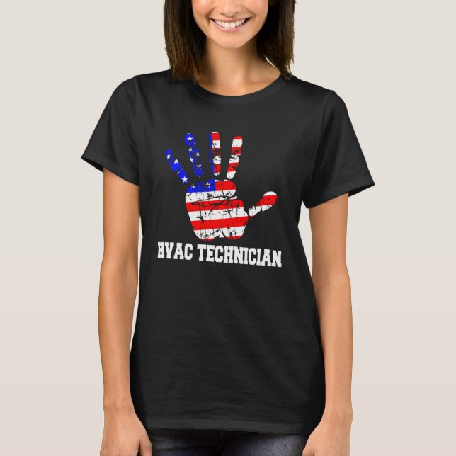 HVAC Techniker Hardwork HVAC Tech T-Shirt (Vorderseite)