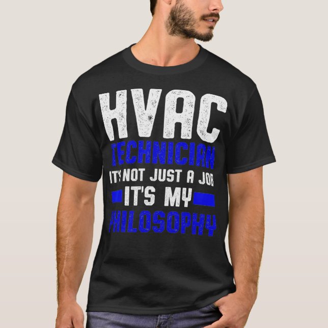HVAC Techniker Job Funny HVAC Tech  T-Shirt (Vorderseite)