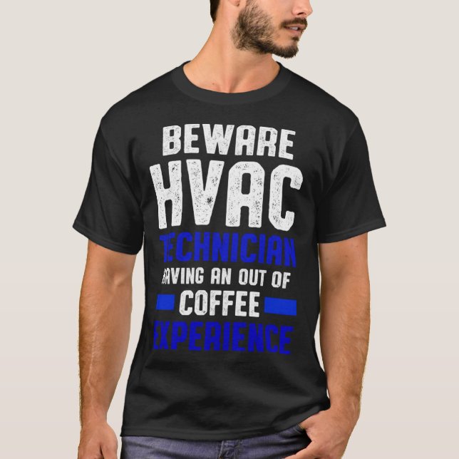 HVAC Techniker Kaffee Funny HVAC Tech Pullover Ho (Vorderseite)