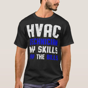 HVAC Techniker Kompetenz Funny HVAC Tech T-Shirt