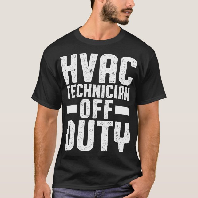 HVAC-Techniker von Funny HVAC Tech T-Shirt (Vorderseite)
