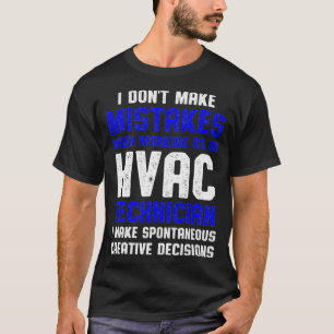 HVAC Techniker warnt Funny HVAC Tech T-Shirt