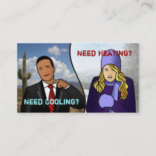 Hvac-Visitenkarten Visitenkarte