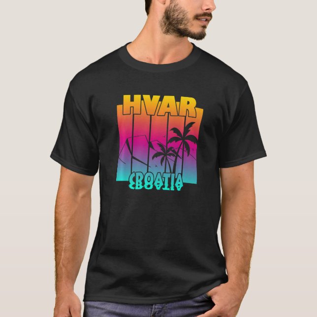 Hvar Croatia T-Shirt (Vorderseite)