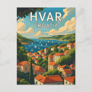 Hvar Island Old Town Postcard - Entdecken Sie das  Postkarte