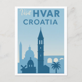 Hvar Island Old Town Postcard - Entdecken Sie das  Postkarte