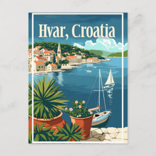 Hvar Kroatien Postkarte