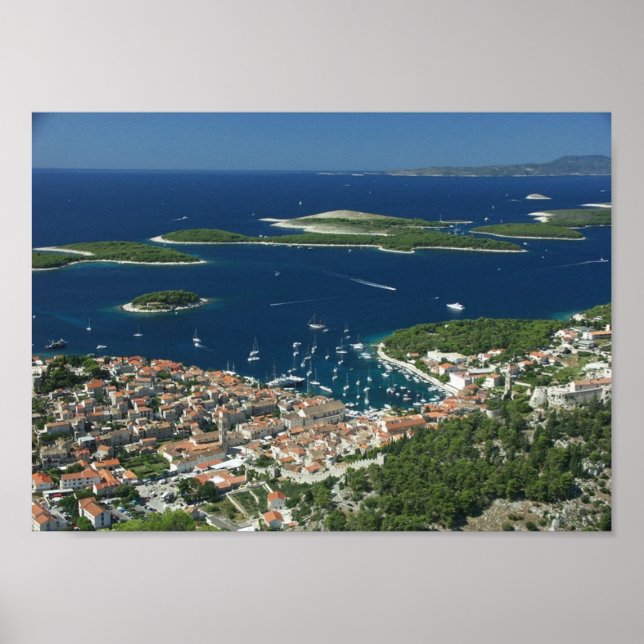 Hvar Pakleni otoci Hrvatska Poster (Vorne)