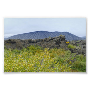 Hverfjall Volcano Cone, Island Fotodruck