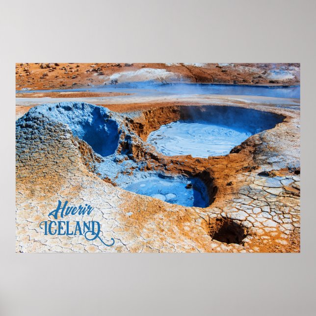 Hverir, Island Poster (Vorne)