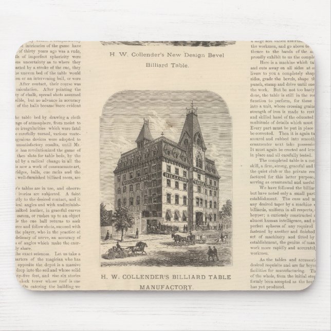 HW Collender B Kreischer und Son Mousepad (Vorne)