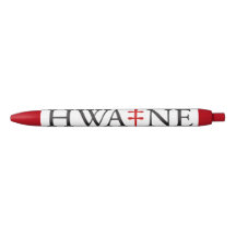 HWA-NE Logostift für Events, rot und weiß 6/25