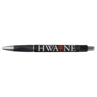 HWA-NE Logostift für Veranstaltungen, schwarz 6/25 Kugelschreiber