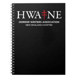 HWE-NE Schwarzes Notizbuch für Veranstaltungen 6/2 Notizblock