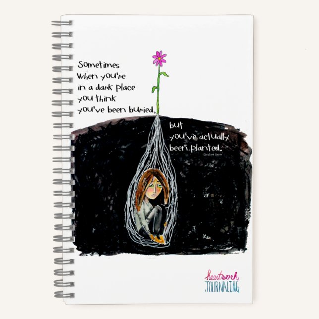 HWJ Sie wurden Planted Spiral Notebook Notizbuch (Vorderseite)