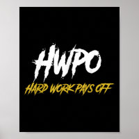 HWPO harte Arbeit sorgt für Motivation und Hektik