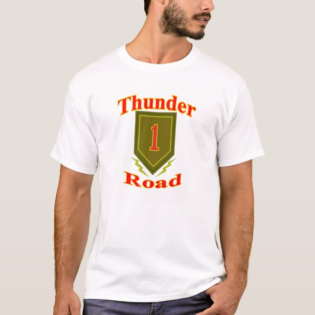 Hwy. #13, besser bekannt als Donner-Straße T-Shirt (Vorderseite)