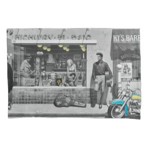 HWY 51 Silber 2 Kissenbezug