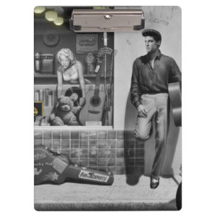 HWY 51 Silber Klemmbrett