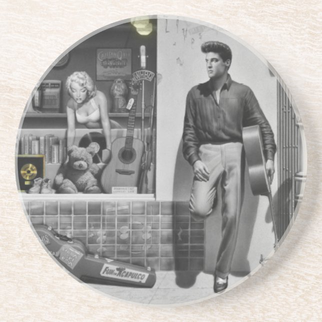 HWY 51 Silber Untersetzer (Vorne)