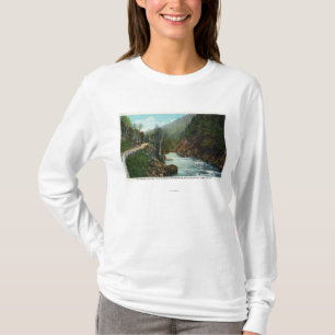 Hwy Ansicht von Ausable Fluss nahe Wilmington T-Shirt