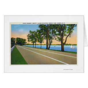 Hwy Route 5 Aussicht auf Seneca See