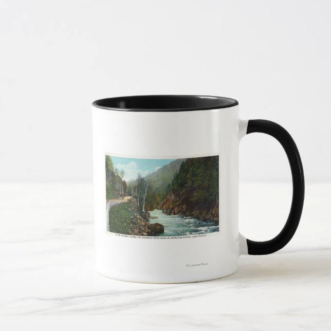Hwy View Ausable River bei Wilmington Tasse (Rechts)