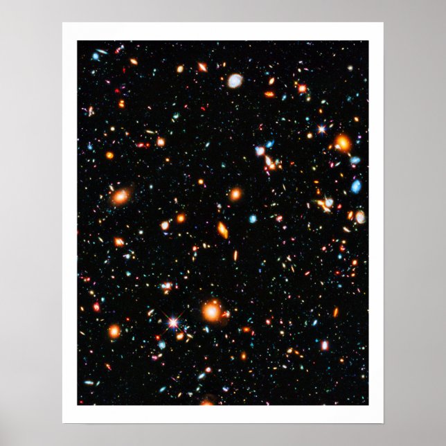 HXDF Extrem tiefes Feld Poster (Vorne)