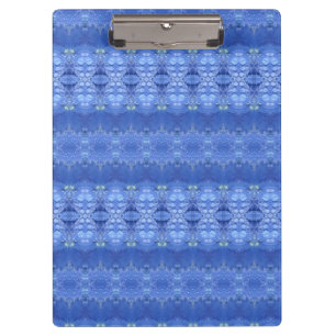 Hy Blue Ikat 4 Klemmbrett