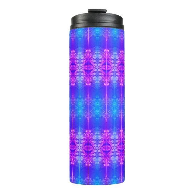Hy Blue Ikat 4 Mia Thermosbecher (Vorderseite)