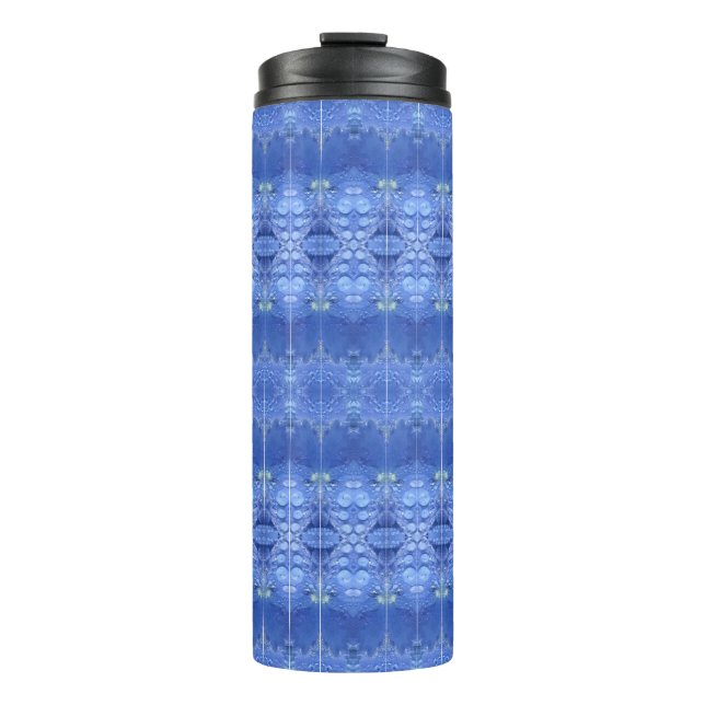 Hy Blue Ikat 4 Thermosbecher (Vorderseite)