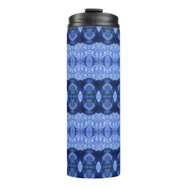 Hy Blue Ikat 9 Thermosbecher (Vorderseite)