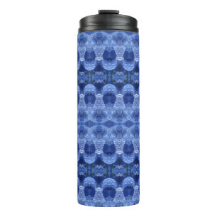 Hy Blue Ikat Thermosbecher