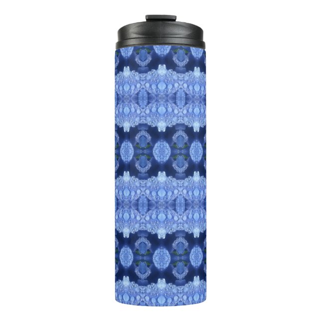 Hy Blue Ikat Thermosbecher (Vorderseite)
