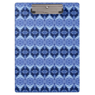 Hy Blue Ikat Zen Klemmbrett