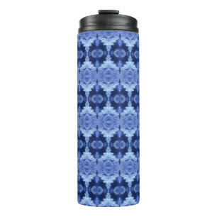 Hy Blue Ikat Zen Thermosbecher