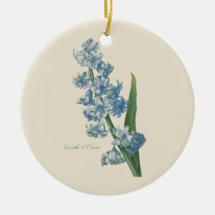 Hyacinth Blue Flower Keramikornament