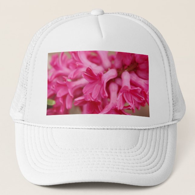 Hyacinth Pink Truckerkappe (Vorderseite)