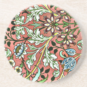 Hyacinth - William Morris Vintage Design Getränkeuntersetzer
