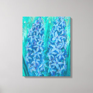Hyacinths Sping Blume Ostern Geschenk Blumenmalere Leinwanddruck
