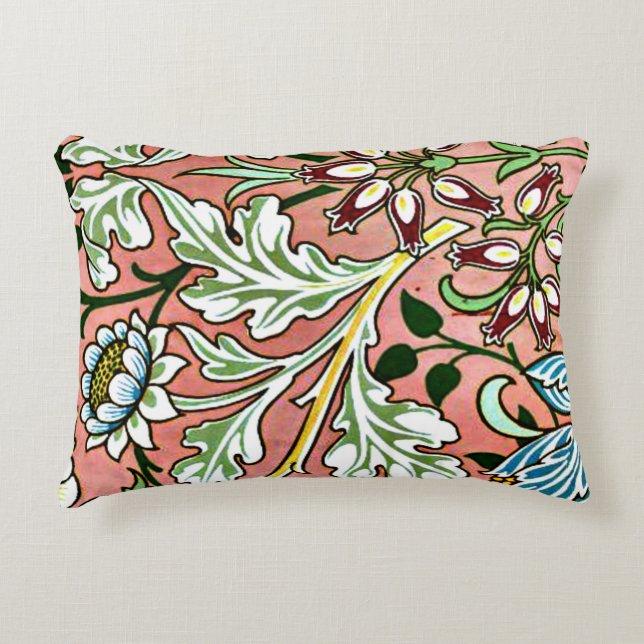 Hyakinth, ein William-Morris-Muster Dekokissen (Vorderseite)