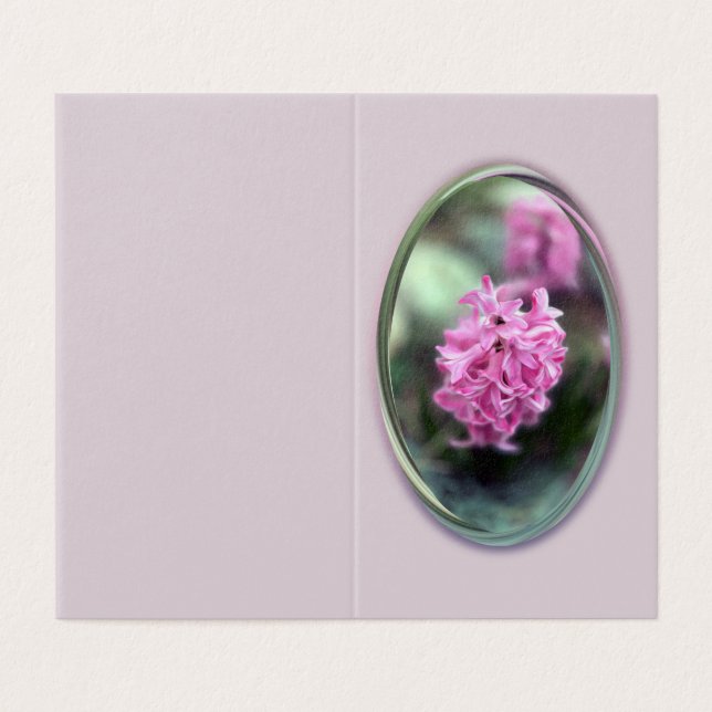 Hyakinth im Frühjahr (Außenseite Aufgefaltet)