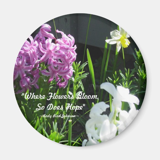 Hyakinthen & affodil magnet (Vorne)