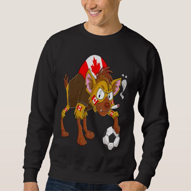 Hyäne Fan Canada Sweatshirt (Vorderseite)
