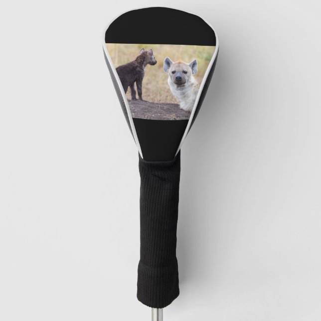 Hyäne mit Jungen eine Golf Headcover (Vorderseite)
