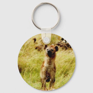Hyäne mit Schlüsselanhängerhalter des Wildebees Schlüsselanhänger