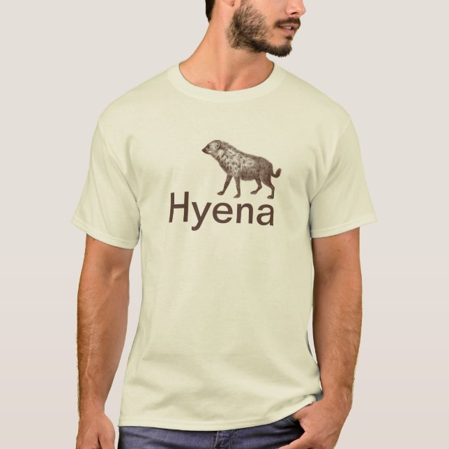 Hyänen-T - Shirt - Bilder Front und Rückseite (Vorderseite)