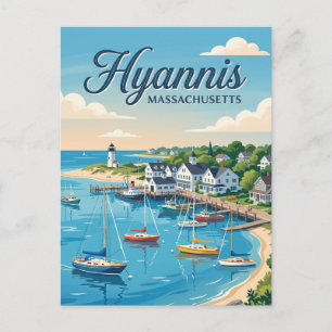 Hyannis, Massachusetts Postkarte
