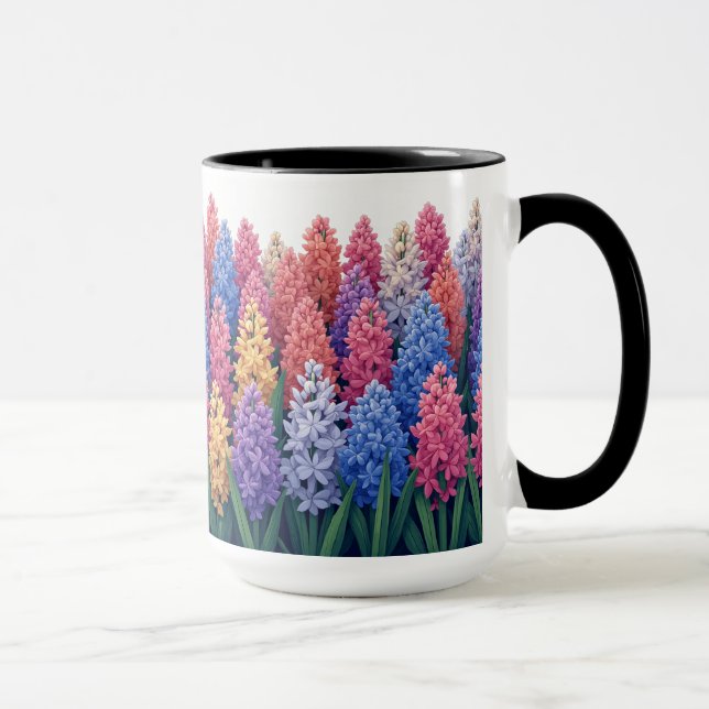 Hyazinthe-Blume-Tasse Tasse (Rechts)