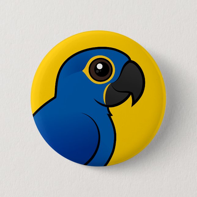HyazintheMacaw Button (Vorderseite)
